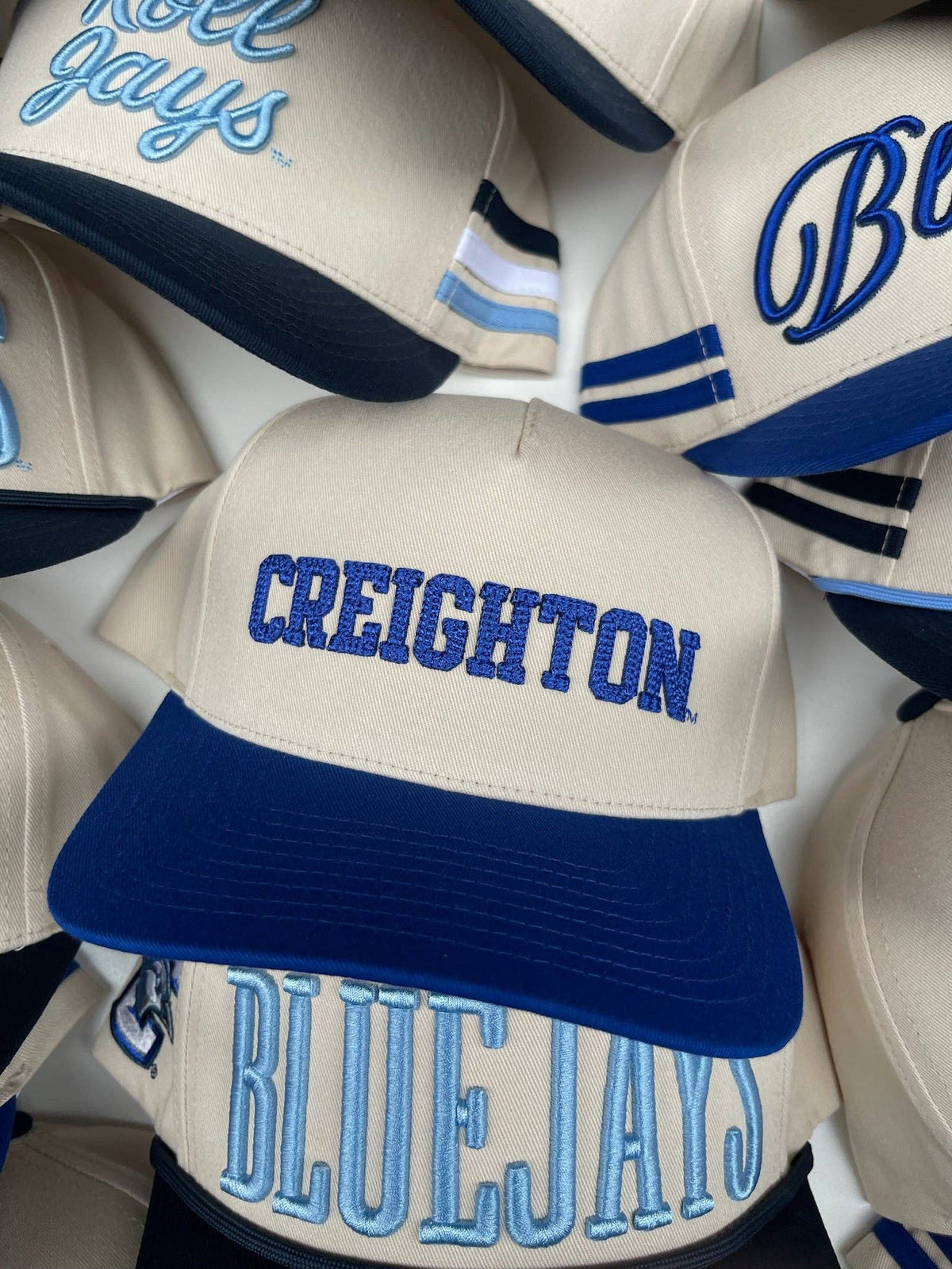 Creighton | Royal Blue/Natural Cotton