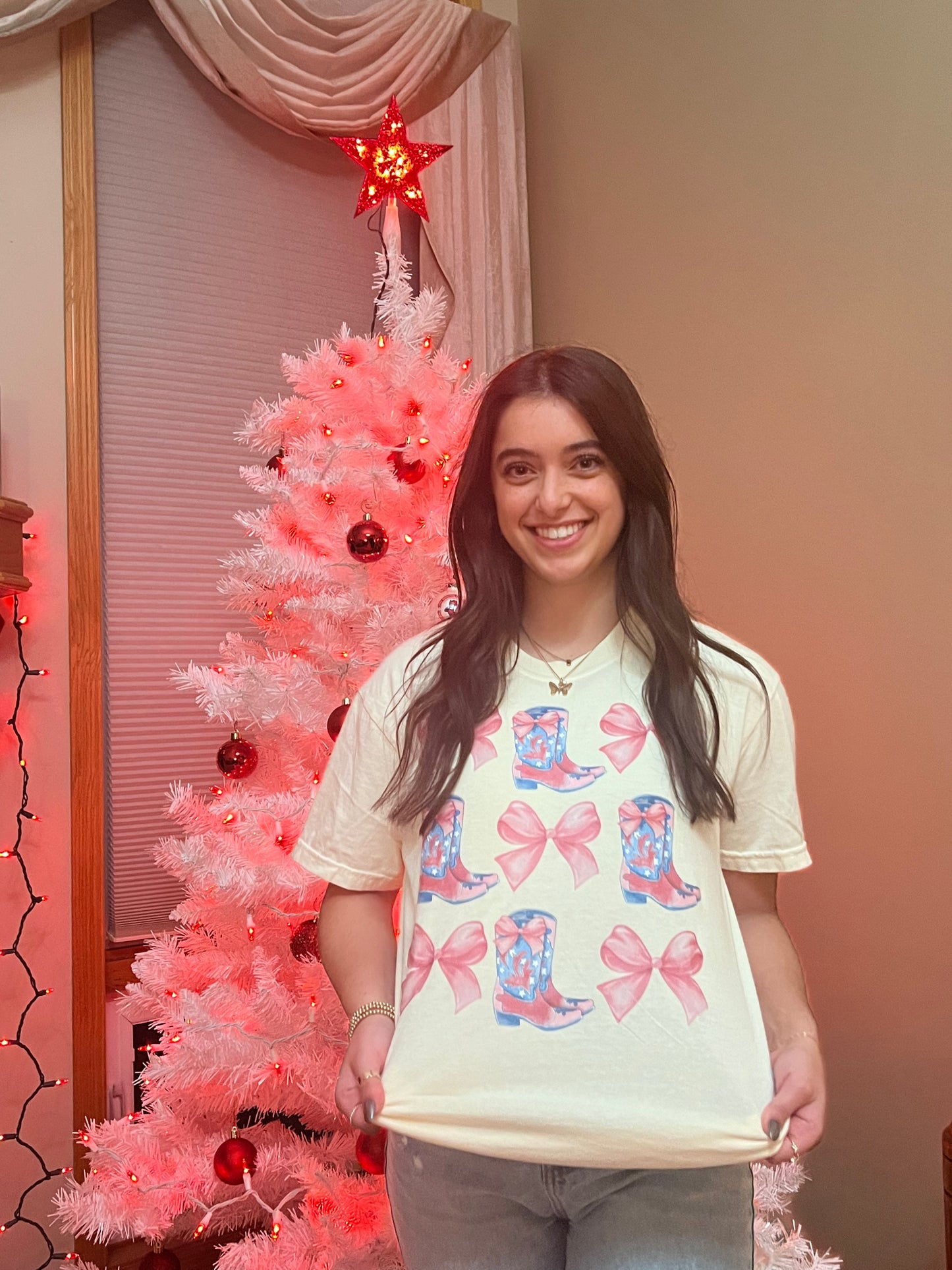 Bow & Boot tee