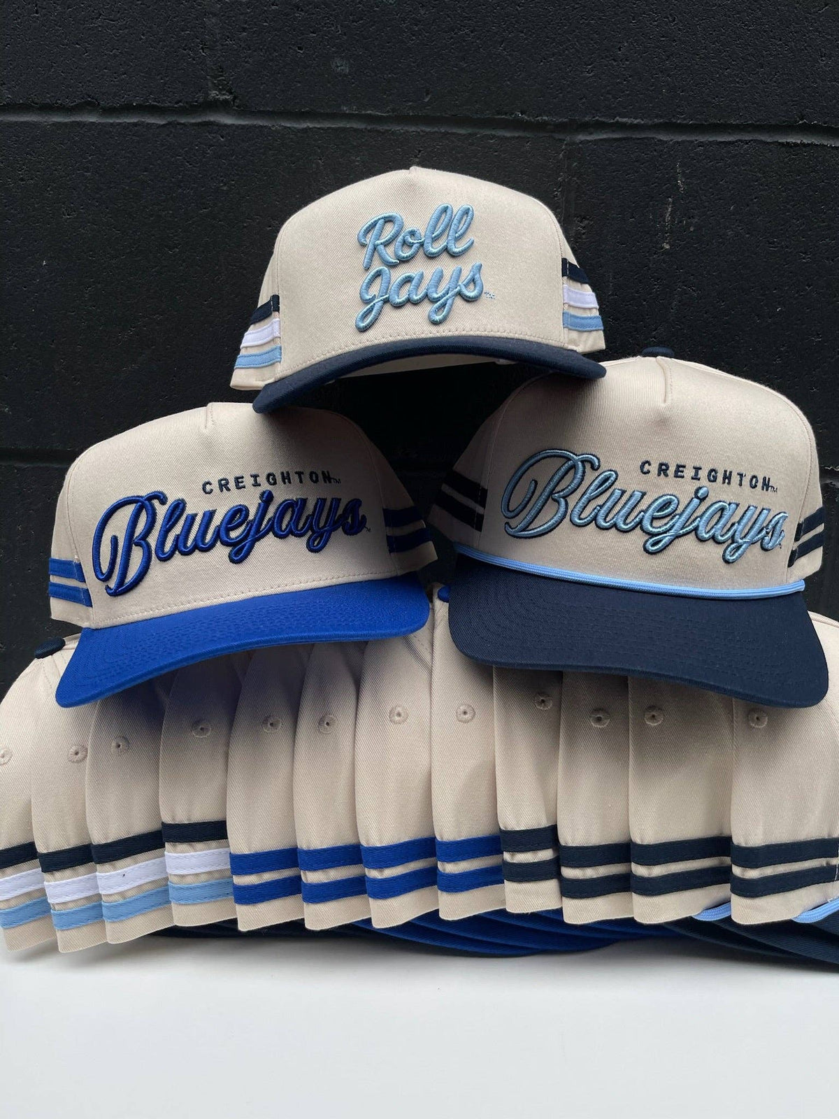 Navy/Light Blue Creighton Bluejays Cotton