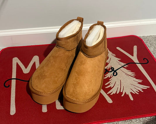 Platform ankle boots