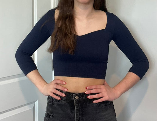 Indogo crop top
