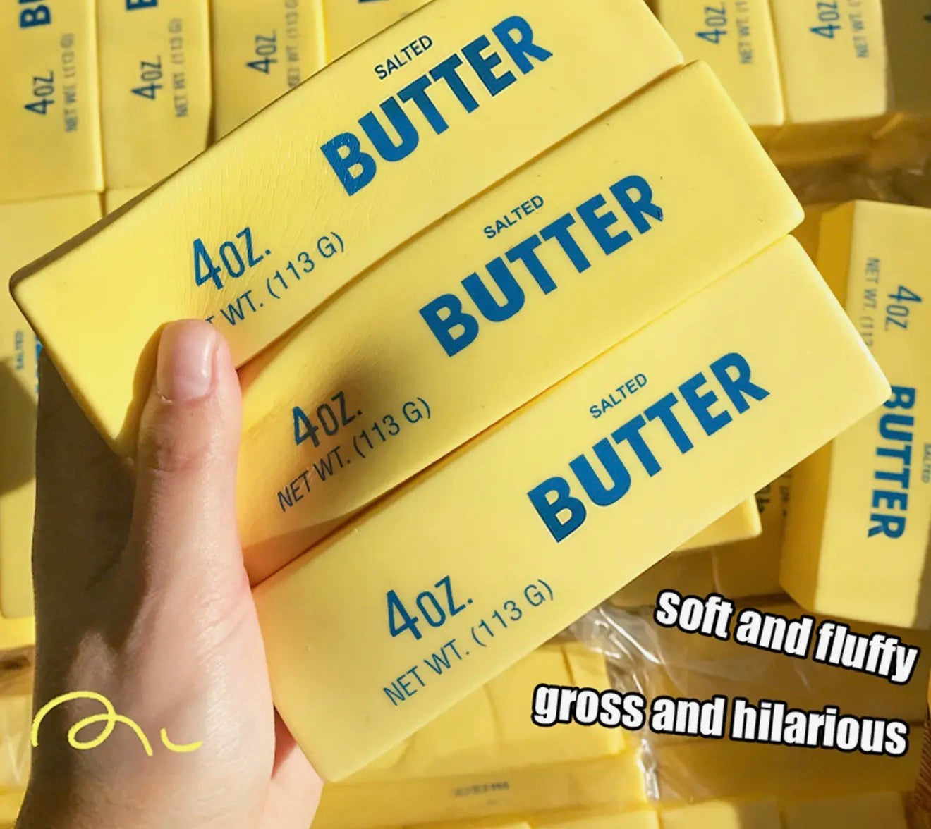 Butter stick yellow