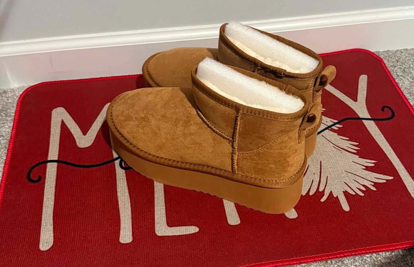 Platform ankle boots