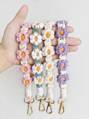 Flower wristlet