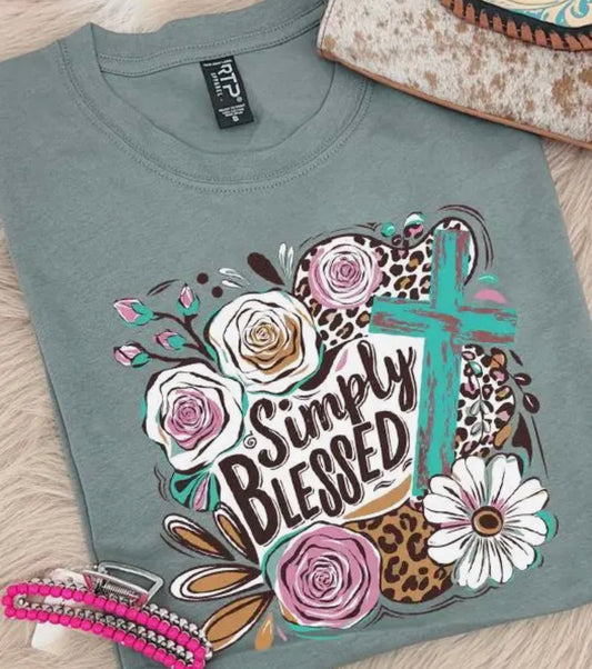Simply Blessed tee