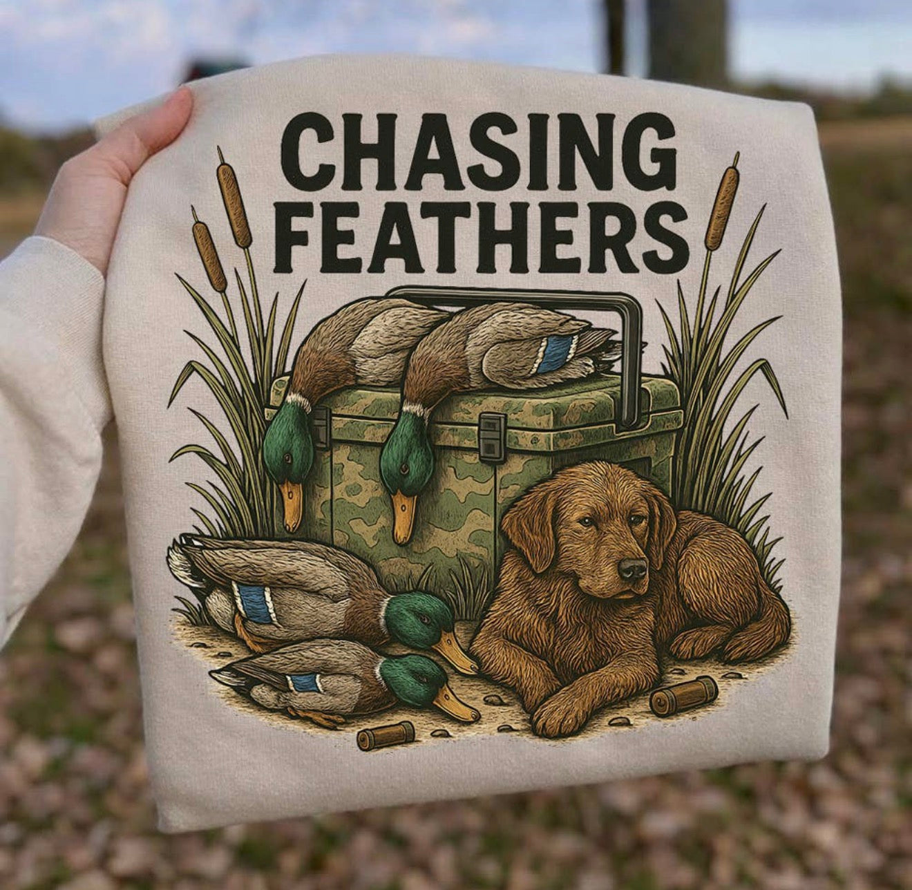 Chasing Feathers tshirt