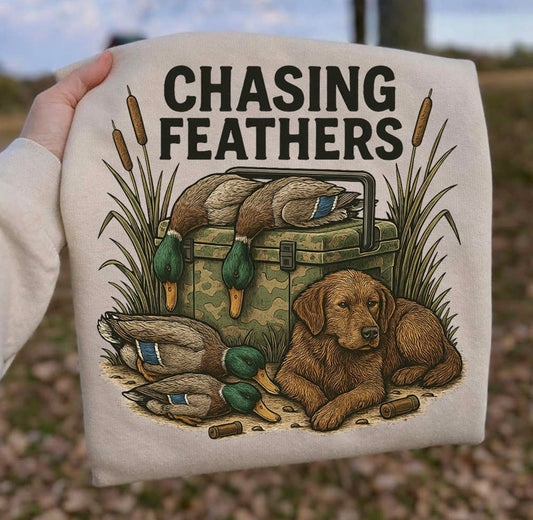 Chasing Feathers tshirt